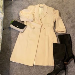 Off Withe Wool Coat